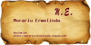 Morariu Ermelinda névjegykártya